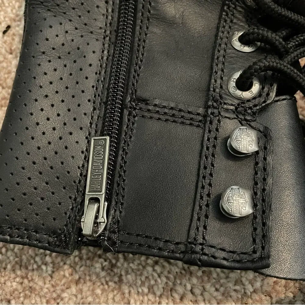 Harley Davidson lace up boots - Picture 6 of 9